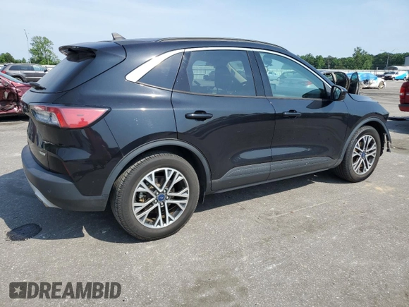 2020 Ford Escape SEL with VIN 1FMCU0H62LUC28018, listed as a Copart auction lot 57896165 with 46,415 mi miles and Salvage title. Bid and sale history available at DreamBid. Image 3.