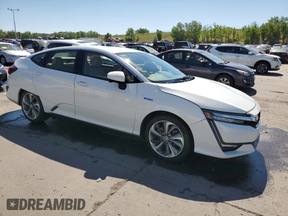 2018 Honda Clarity Plug-In Hybrid with VIN JHMZC5F12JC015416, listed as a Copart auction lot 58766174 with 56,151 mi miles and Salvage Title. Bid and sale history available at carsss.com. Image 4.