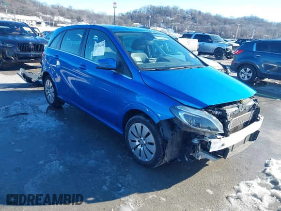 2014 Mercedes-Benz B Electric Drive with VIN WDDVP9AB5EJ002730, listed as a IAAI auction lot 41308975 with 31,365 mi miles and . Bid and sale history available at DreamBid. Image 1.