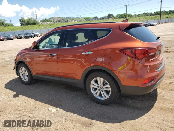 2017 Hyundai Santa Fe 2.4L with VIN 5XYZU3LB7HG386173, listed as a Copart auction lot 62022945 with 140,089 mi miles and Salvage title. Bid and sale history available at DreamBid. Image 2.