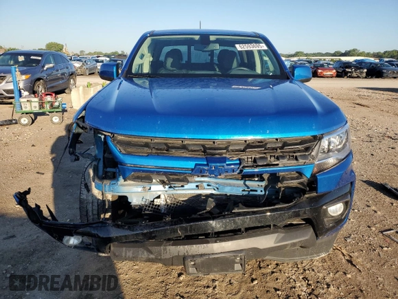 2022 Chevrolet Colorado 2WD LT with VIN 1GCGSCEN9N1330204, listed as a Copart auction lot 62593695 with 26,808 mi miles and Salvage title. Bid and sale history available at DreamBid. Image 5.