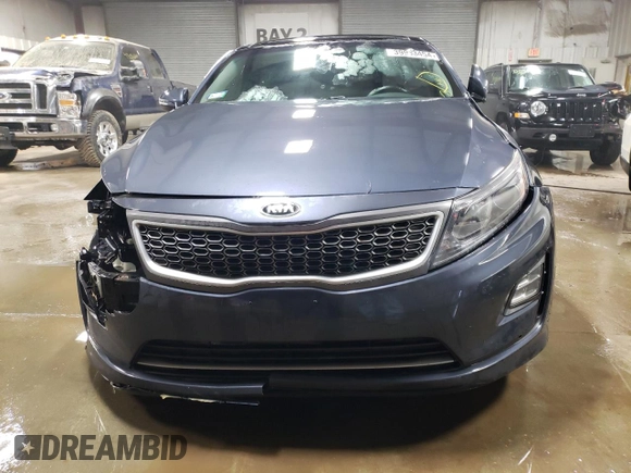 2014 Kia Optima Hybrid EX with VIN KNAGN4ADXE5076308, listed as a Copart auction lot 39993454 with 231,737 mi miles and Salvage Title. Bid and sale history available at carsss.com. Image 5.