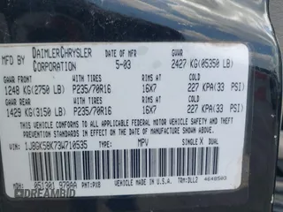 2003 Jeep Liberty Limited z VIN 1J8GK58K73W710535, wystawiony jako IAAI lot #42317609 z przebiegiem Nie podano mil oraz . Historia ofert i sprzedaży dostępna na DreamBid. Obrazek 9.