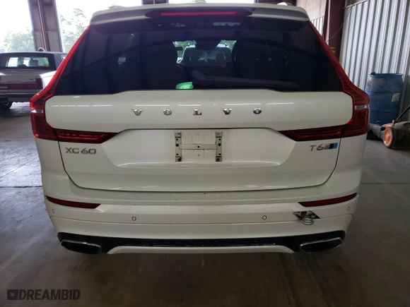 2018 Volvo XC60 R-Design with VIN YV4A22RM1J1036921, listed as a Copart auction lot 57869633 with 96,975 mi miles. Bid and sale history available at carsss.com. Image 6.