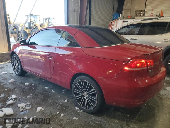 2013 Volkswagen Eos Komfort with VIN WVWBW8AHXDV002194, listed as a Copart auction lot 41604255 with 84,956 mi miles and Salvage Title. Bid and sale history available at DreamBid. Image 2.