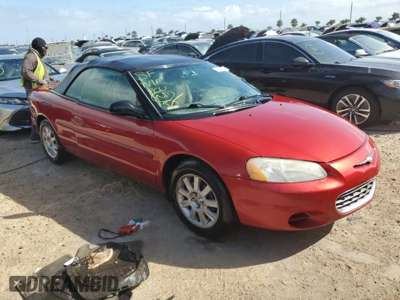 2003 Chrysler Sebring with VIN 1C3EL75T73N524783, listed as a Copart auction lot 76979584 with Not Provided miles and Non Repairable. Bid and sale history available at DreamBid. Image 4.