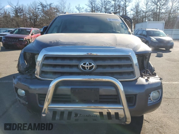 2010 Toyota Sequoia Platinum with VIN 5TDDY5G16AS031497, listed as a Copart auction lot 48142095 with 92,540 mi miles and Salvage Title. Bid and sale history available at carsss.com. Image 5.