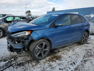 2021 Ford Edge ST z VIN 2FMPK4AP1MBA53186, wystawiony jako Copart lot #42203245 z przebiegiem 43 300 mil mil oraz Szkoda całkowita • Salvage title. Historia ofert i sprzedaży dostępna na DreamBid. Obrazek 1.