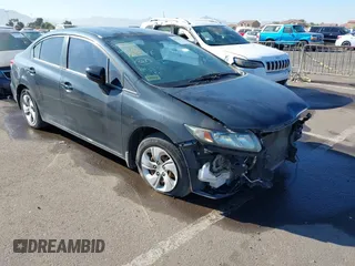 2014 Honda Civic Sedan LX with VIN 2HGFB2F5XEH548773, listed as a IAAI auction lot 40946693 with 115,114 mi miles. Bid and sale history available at carsss.com. Image 1.