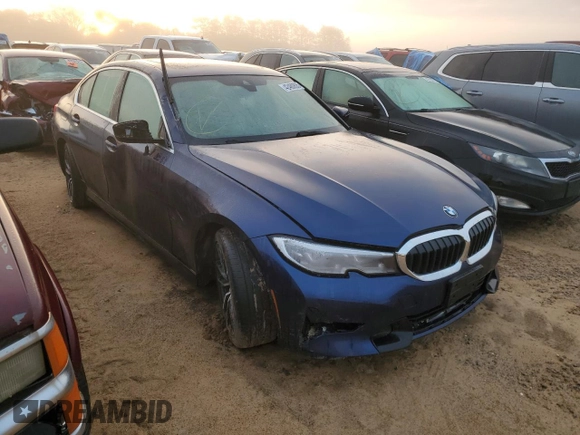 2020 BMW 3 Series 330i xDrive with VIN 3MW5R7J08L8B19912, listed as a Copart auction lot 42460805 with 29,521 mi miles and Salvage Title. Bid and sale history available at carsss.com. Image 4.