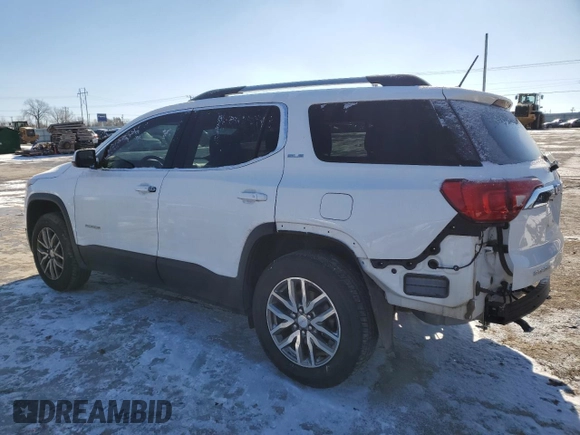 2019 GMC Acadia SLE with VIN 1GKKNSLA7KZ242054, listed as a Copart auction lot 89355525 with 138,275 mi miles and Salvage Title. Bid and sale history available at DreamBid. Image 2.
