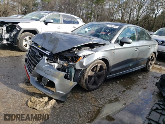 2016 Audi A3 2.0T Premium with VIN WAUB8GFFXG1111498, listed as a Copart auction lot 37039403 with 85,955 mi miles. Bid and sale history available at carsss.com. Image 1.
