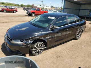 2017 Volkswagen Jetta SE with VIN 3VWDB7AJ4HM204110, listed as a Copart auction lot 57890655 with 82,817 mi miles and Salvage title. Bid and sale history available at DreamBid. Image 1.