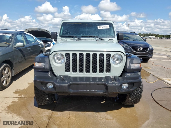2024 Jeep Wrangler Willys with VIN 1C4PJXDN9RW151522, listed as a Copart auction lot 73929494 with 14,248 mi miles and Salvage Title. Bid and sale history available at carsss.com. Image 5.