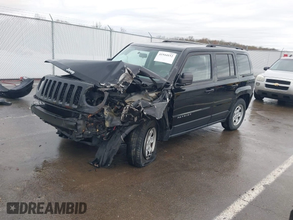 2014 Jeep Patriot Sport with VIN 1C4NJRBBXED879285, listed as a IAAI auction lot 41944152 with 103,676 mi miles. Bid and sale history available at carsss.com. Image 18.