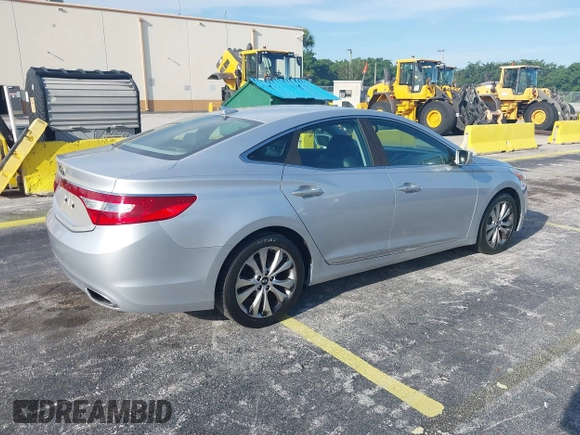 2014 Hyundai Azera z VIN KMHFG4JG9EA341354, wystawiony jako IAAI lot #42711386 z przebiegiem 144 157 mil mil oraz . Historia ofert i sprzedaży dostępna na DreamBid. Obrazek 4.