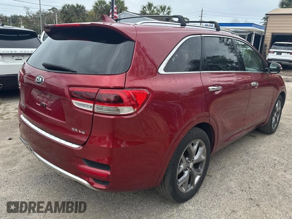 2016 Kia Sorento SX z VIN 5XYPK4A56GG115443, wystawiony jako Copart lot #48614745 z przebiegiem 132 205 mil mil oraz Czysty tytuł • Clean title. Historia ofert i sprzedaży dostępna na DreamBid. Obrazek 4.