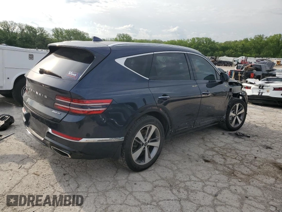 2021 Genesis GV80 с VIN KMUHCESC3MU066827, выставлен на аукционе Copart как лот 55392935 с пробегом 40 720 миль миль и Списание • Salvage title. История ставок и продаж доступна на DreamBid. Изображение 3.