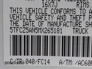 2021 Toyota Tacoma SR z VIN 5TFCZ5AN5MX265181, wystawiony jako IAAI lot #42077902 z przebiegiem 102 192 mil mil oraz . Historia ofert i sprzedaży dostępna na DreamBid. Obrazek 9.