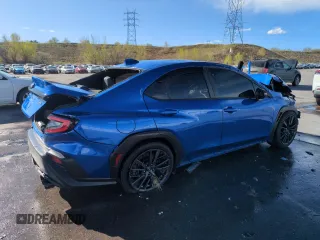 2022 Subaru WRX Limited with VIN JF1VBAL66N9022471, listed as a Copart auction lot 54058415 with 21,239 mi miles and Salvage title. Bid and sale history available at DreamBid. Image 3.