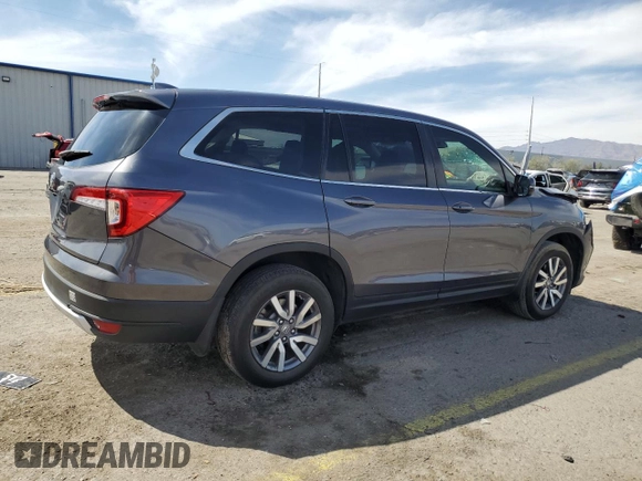 2019 Honda Pilot EX-L z VIN 5FNYF5H59KB034909, wystawiony jako Copart lot #53356095 z przebiegiem 68 331 mil mil oraz Szkoda całkowita • Salvage title. Historia ofert i sprzedaży dostępna na DreamBid. Obrazek 3.