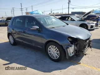 2013 Volkswagen Golf w/Conv & Sunroof with VIN WVWDB7AJ5DW138535, listed as a Copart auction lot 56071615 with 61,824 mi miles and Salvage title. Bid and sale history available at DreamBid. Image 4.