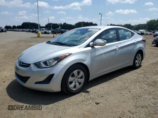 2016 Hyundai Elantra SE z VIN 5NPDH4AE9GH727341, wystawiony jako Copart lot #66067635 z przebiegiem 91 386 mil mil oraz Szkoda całkowita • Salvage title. Historia ofert i sprzedaży dostępna na DreamBid. Obrazek 1.