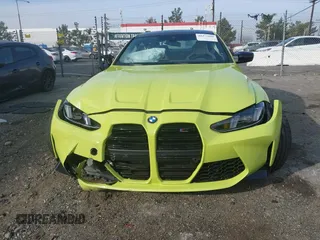 2025 BMW M4 Competition with VIN WBS23HK01SCS26831, listed as a IAAI auction lot 41473600 with 1 mi miles. Bid and sale history available at carsss.com. Image 6.