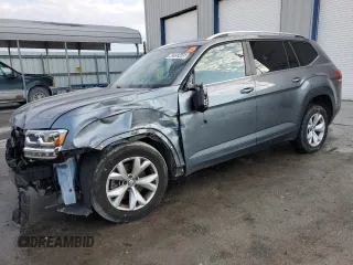 2019 Volkswagen Atlas SE with VIN 1V2LR2CA4KC539563, listed as a Copart auction lot 42253445 with 65,269 mi miles and Clean title. Bid and sale history available at DreamBid. Image 1.