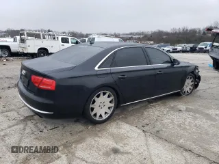 2013 Audi A8 L 3.0L with VIN WAURGAFD2DN001126, listed as a Copart auction lot 87213164 with 116,694 mi miles and Salvage Title. Bid and sale history available at carsss.com. Image 3.