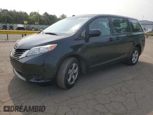 2014 Toyota Sienna L z VIN 5TDZK3DC4ES489028, wystawiony jako Copart lot #59354265 z przebiegiem 196 353 mil mil oraz Czysty tytuł • Clean title. Historia ofert i sprzedaży dostępna na DreamBid. Obrazek 1.