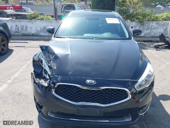 2015 Kia Cadenza Premium with VIN KNALN4D71F5173211, listed as a IAAI auction lot 42039170 with 128,625 mi miles. Bid and sale history available at carsss.com. Image 12.