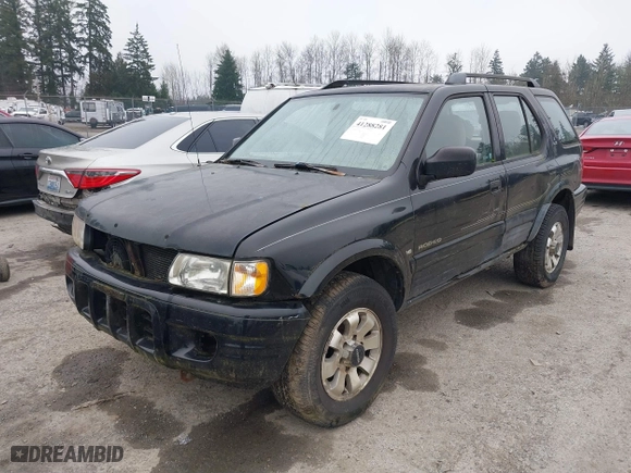 2000 Isuzu Rodeo with VIN 4S2DM58W5Y4327854, listed as a IAAI auction lot 41288281 with 190,115 mi miles. Bid and sale history available at carsss.com. Image 2.