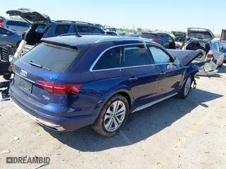 2024 Audi A4 allroad Premium Plus with VIN WA18AAF40RA006009, listed as a IAAI auction lot 41868792 with 1 mi miles. Bid and sale history available at carsss.com. Image 4.