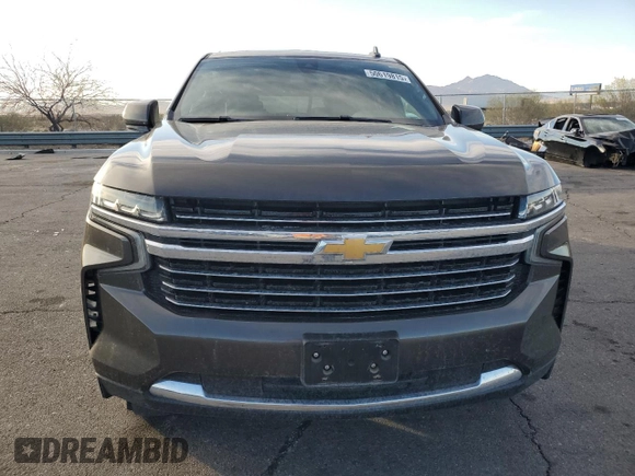 2021 Chevrolet Tahoe LT with VIN 1GNSCNKD8MR377195, listed as a Copart auction lot 50619815 with 35,014 mi miles and Salvage title. Bid and sale history available at DreamBid. Image 5.