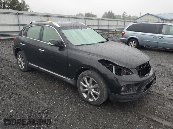 2016 Infiniti QX50 with VIN JN1BJ0RR6GM265602, listed as a Copart auction lot 72408864 with 56,380 mi miles and Salvage Title. Bid and sale history available at carsss.com. Image 4.