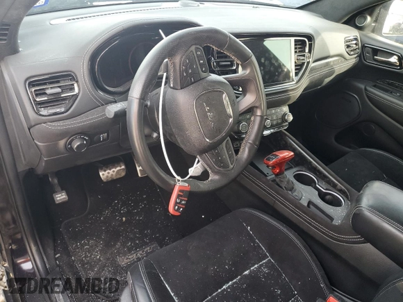 2021 Dodge Durango SRT Hellcat with VIN 1C4SDJH97MC788608, listed as a Copart auction lot 88747755 with 17,846 mi miles and Salvage title. Bid and sale history available at DreamBid. Image 8.