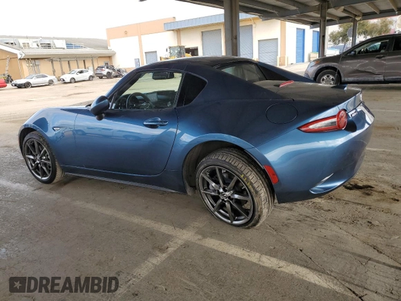 2018 Mazda MX-5 Miata Grand Touring with VIN JM1NDAM78J0203954, listed as a Copart auction lot 51148095 with 36,978 mi miles and Salvage title. Bid and sale history available at DreamBid. Image 2.