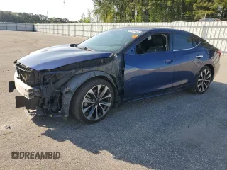 2016 Nissan Maxima SR with VIN 1N4AA6AP1GC405623, listed as a Copart auction lot 52945585 with 109,316 mi miles and Salvage title. Bid and sale history available at DreamBid. Image 1.