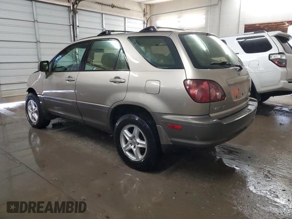2000 Lexus RX 300 with VIN JT6HF10U2Y0163424, listed as a Copart auction lot 83649934 with 143,432 mi miles and Salvage Title. Bid and sale history available at carsss.com. Image 2.