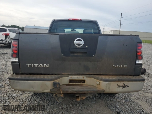2005 Nissan Titan SE with VIN 1N6AA06A45N563576, listed as a Copart auction lot 72881714 with Not provided miles and Salvage title. Bid and sale history available at DreamBid. Image 6.