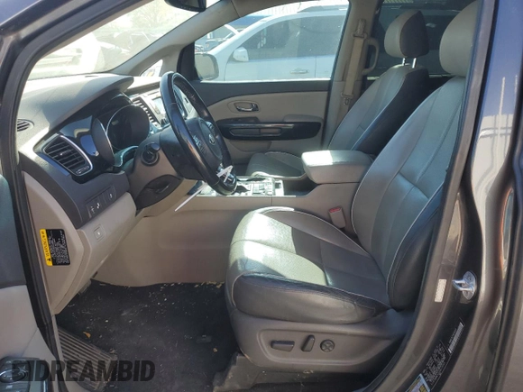 2016 Kia Sedona EX with VIN KNDMC5C17G6116524, listed as a Copart auction lot 82407804 with 163,309 mi miles and Salvage Title. Bid and sale history available at carsss.com. Image 7.