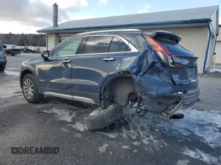 2021 Cadillac XT4 AWD Premium Luxury with VIN 1GYFZDR4XMF007080, listed as a Copart auction lot 87943335 with 36,379 mi miles and Salvage Title. Bid and sale history available at carsss.com. Image 2.