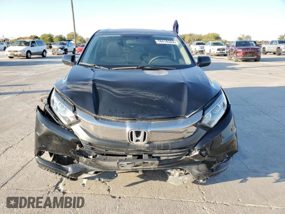 2022 Honda HR-V LX with VIN 3CZRU6H35NM702035, listed as a Copart auction lot 78418324 with 28,309 mi miles and Salvage Title. Bid and sale history available at DreamBid. Image 5.