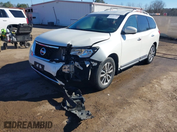 2015 Nissan Pathfinder SV with VIN 5N1AR2MN2FC653914, listed as a IAAI auction lot 41681182 with 64,254 mi miles and . Bid and sale history available at DreamBid. Image 6.