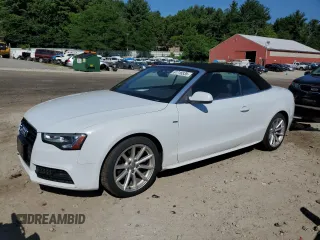 2016 Audi A5 Premium with VIN WAUD2AFH1GN001943, listed as a Copart auction lot 61716535 with 47,132 mi miles and Salvage title. Bid and sale history available at DreamBid. Image 1.