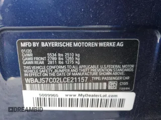 2020 BMW 5 Series M550i xDrive с VIN WBAJS7C02LCE21157, выставлен на аукционе Copart как лот 87420314 с пробегом 65 919 миль миль и Списание • Salvage title. История ставок и продаж доступна на DreamBid. Изображение 12.