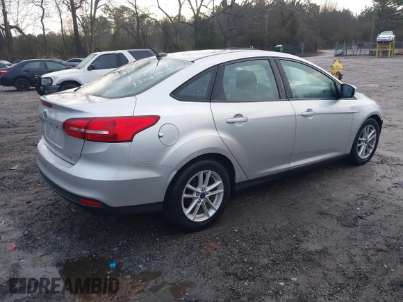 2017 Ford Focus SE with VIN 1FADP3F28HL291757, listed as a IAAI auction lot 41497876 with 72,495 mi miles. Bid and sale history available at carsss.com. Image 4.