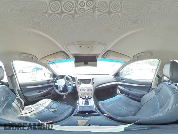 2011 Infiniti G25 with VIN JN1DV6AP0BM602333, listed as a Copart auction lot 62570235 with 231,317 mi miles and Salvage title. Bid and sale history available at DreamBid. Image 15.