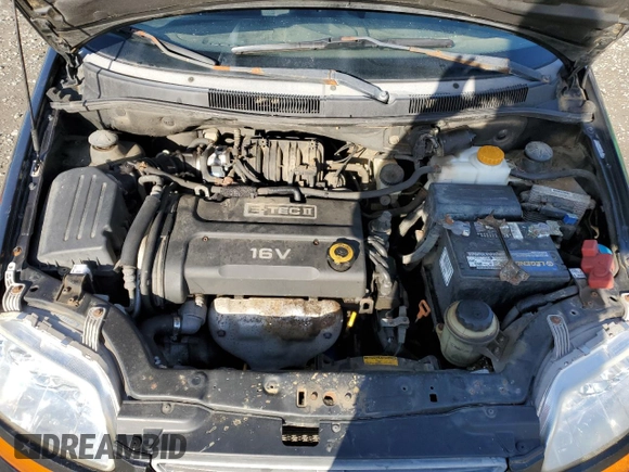 2008 Chevrolet Aveo LS with VIN KL1TD66608B164419, listed as a Copart auction lot 51552215 with 158,791 mi miles and Salvage Title. Bid and sale history available at DreamBid. Image 12.